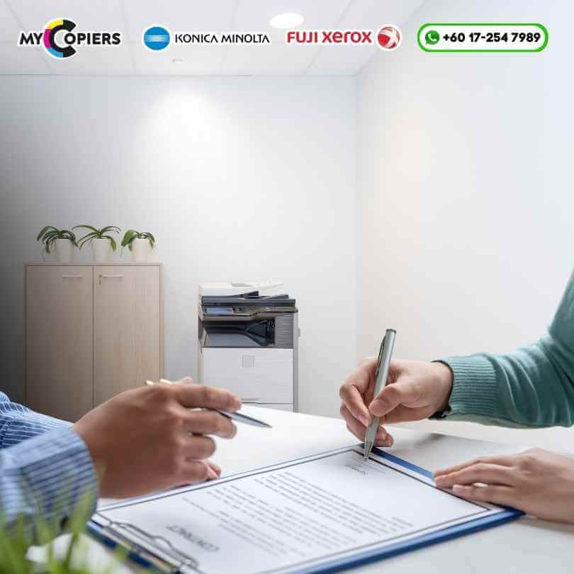 mycopiers rent photocopier agreement