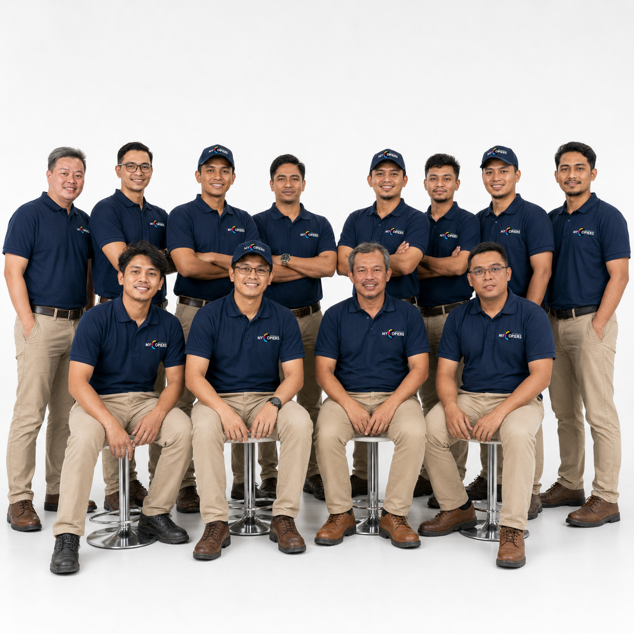 ABOUT MYCOPIERS technician team copier service and maintenance Malaysia