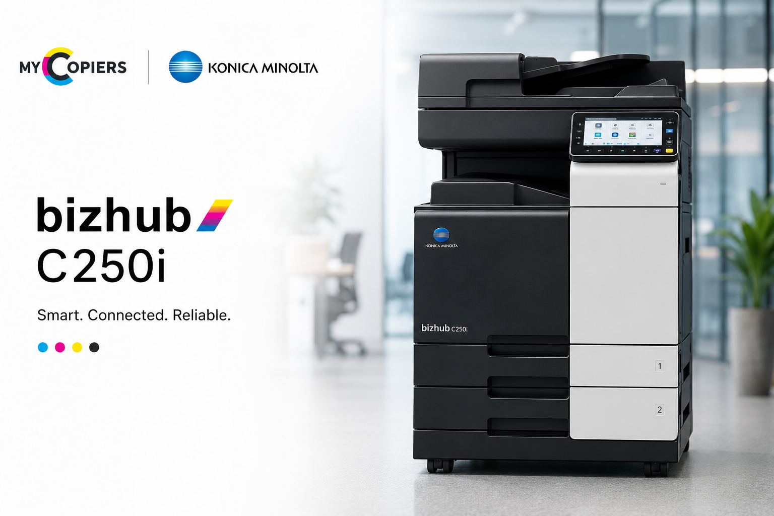 Konica Minolta Bizhub C250i colour copier for rent in Klang Valley